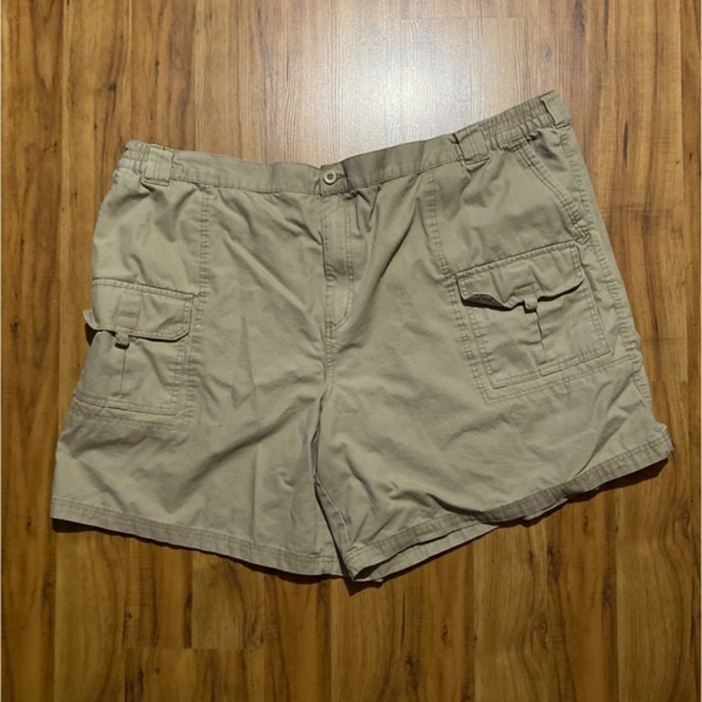 Basic Edition Men’s Cotton Cargo Shorts Size XXXXL